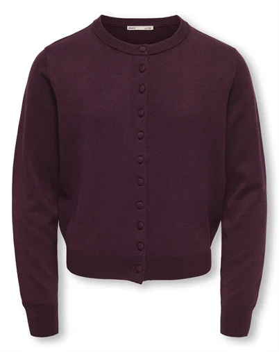 Kids Only - KOGJulie Button Cardigan - Winetasting